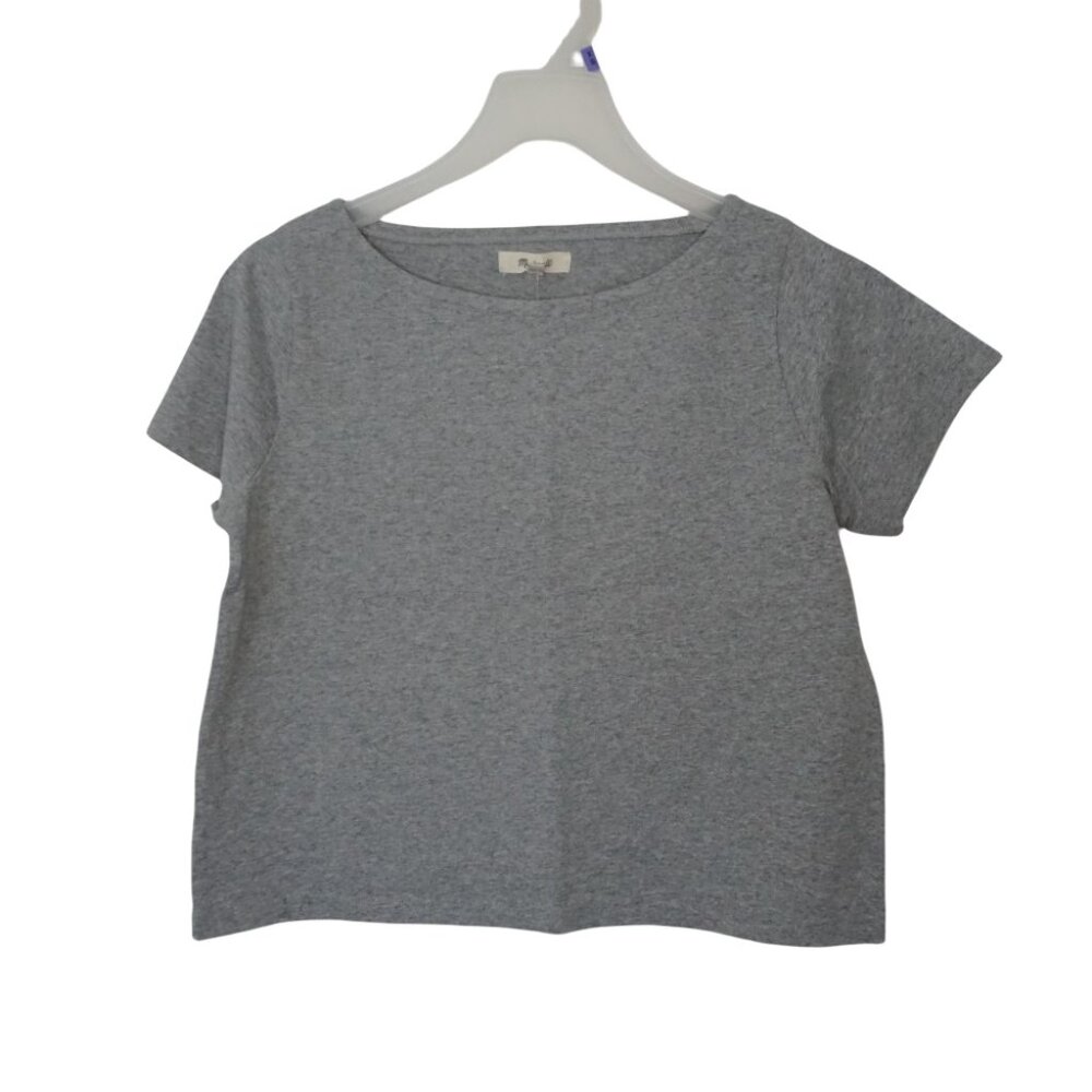 [NWT] Madewell Setlist Boxy Tee, Gray, Size XXS